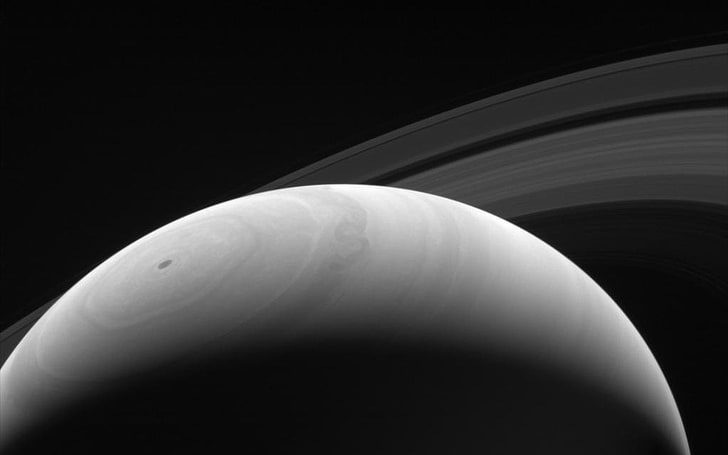 NASA, space, Saturn, planetary rings, black background, no people, HD wallpaper
