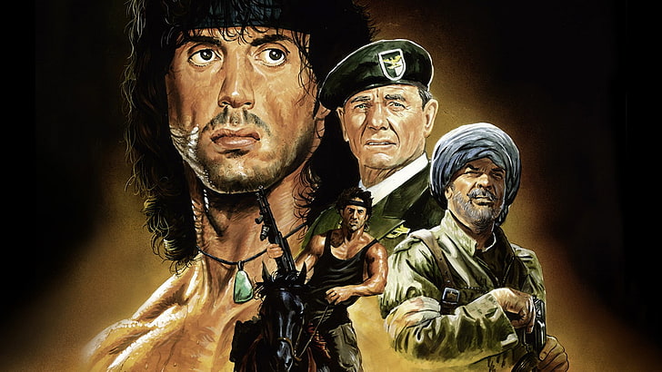cinema, gun, soldier, desert, weapon, man, movie, horse, Sylvester Stallone, HD wallpaper