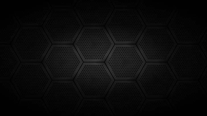 hexagon, digital art, geometric shape, pattern, backgrounds, HD wallpaper