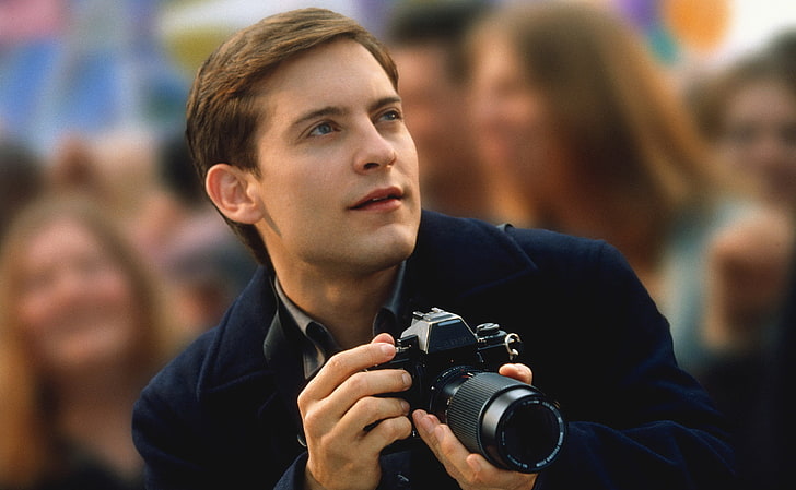 Tobey Maguire, mood, Photo, spider, actor, Tobey Maguire. Peter Parker., HD wallpaper