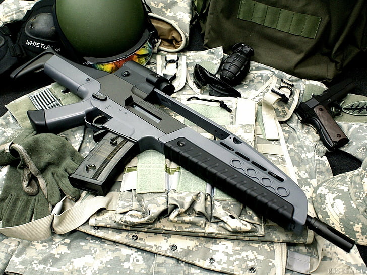 Weapons, Assault Rifle, Heckler & Koch XM8, HD wallpaper