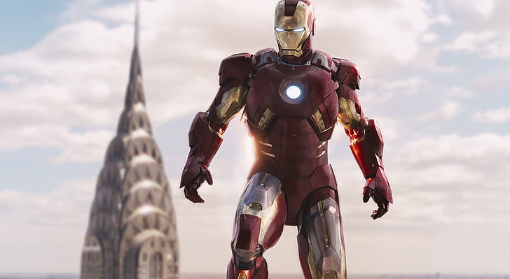 Ironman-MARK07-Avengers, Marvel Iron Man, Movies, cloud - sky, HD wallpaper