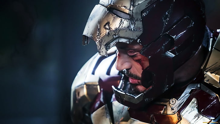 Iron Man, Marvel Cinematic Universe, one person, helmet, military, HD wallpaper