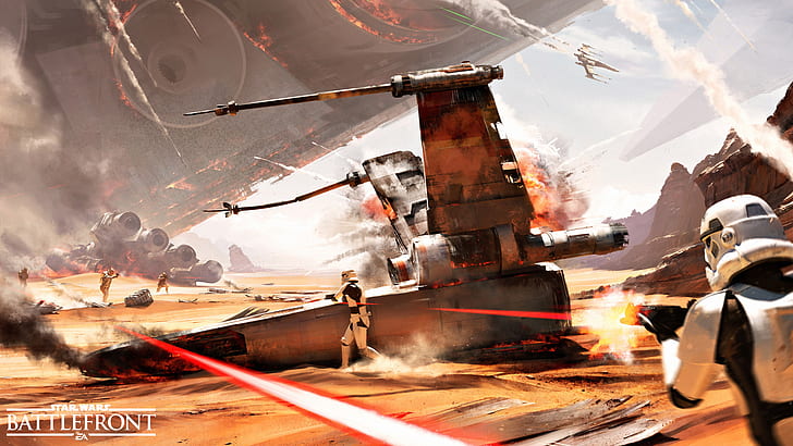 Battle of Jakku Star Wars Battlefront, HD wallpaper
