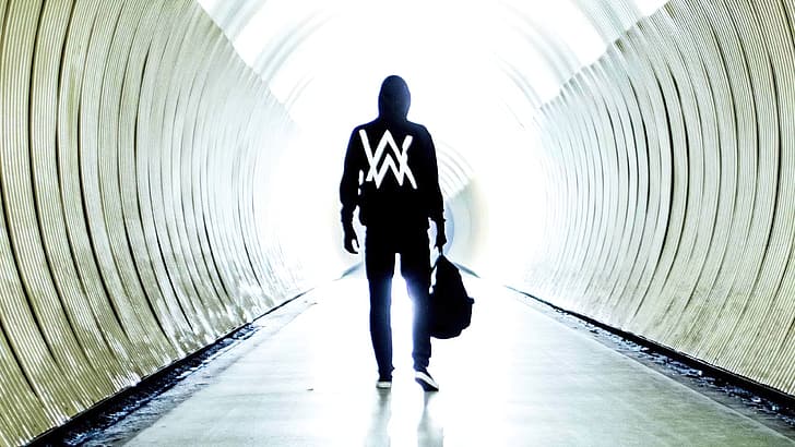 Alan Walker, DJ, musician, EDM, Music Room, faded, Alan Walker logo