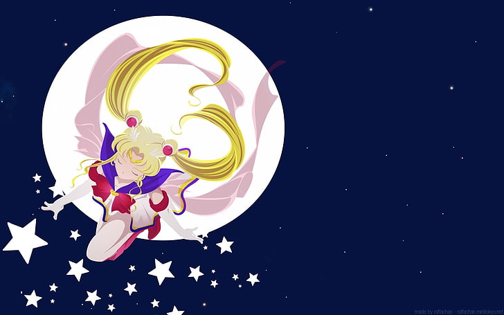 anime girls, Sailor Moon, sky, Tsukino Usagi, indoors, no people, HD wallpaper