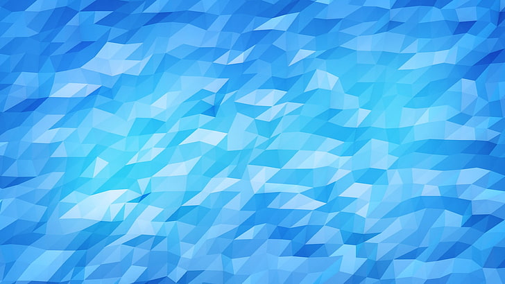 blue and white wallpaper, low poly, cyan, bright, cyan background