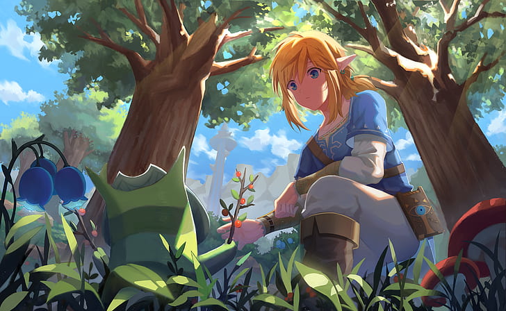 Zelda, The Legend of Zelda: Breath of the Wild, Blonde, Korok (The Legend of Zelda)