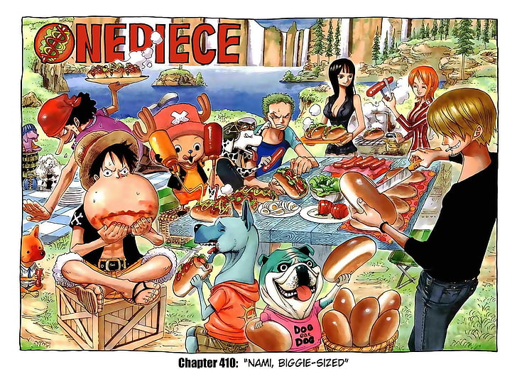 One Piece, anime, transfer print, representation, auto post production filter