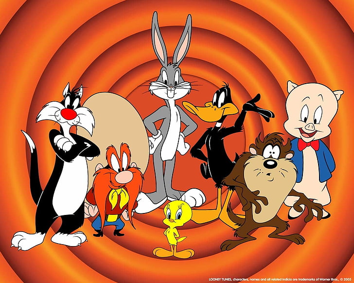 looney tunes, mammal, orange color, celebration, people, food and drink, HD wallpaper