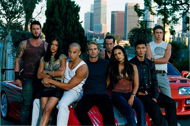 Vin Diesel, Fast and Furious, Michelle Rodríguez, Paul Walker, HD wallpaper