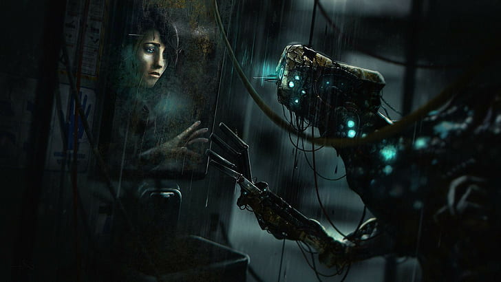 Frictional Games, horror, robot, SOMA, video games, x px