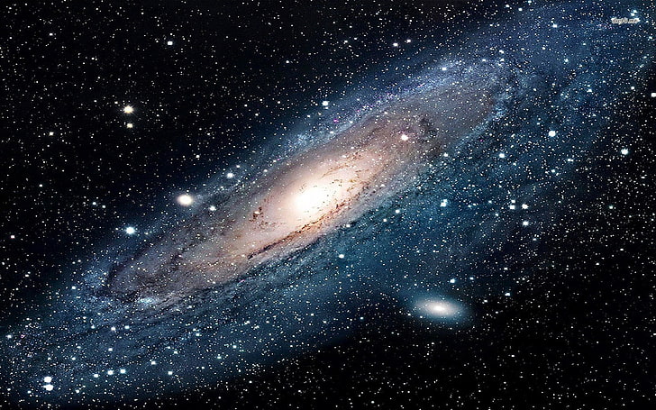 space, nebula, galaxy, stars, Messier 31, Messier 110, star - space