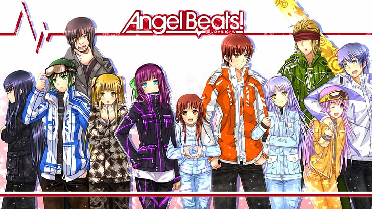 Angel Beats anime wallpaper, Angel Beats!, human representation, HD wallpaper