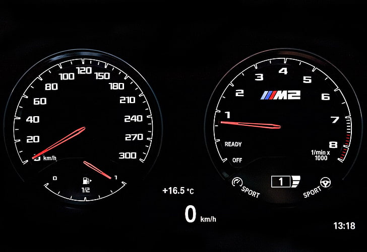 bmw, competition, speedometer, control panel, mode of transportation, HD wallpaper
