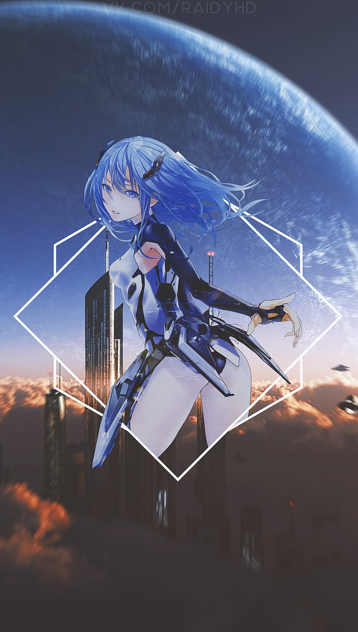 anime girls, picture-in-picture, Lacia, Beatless