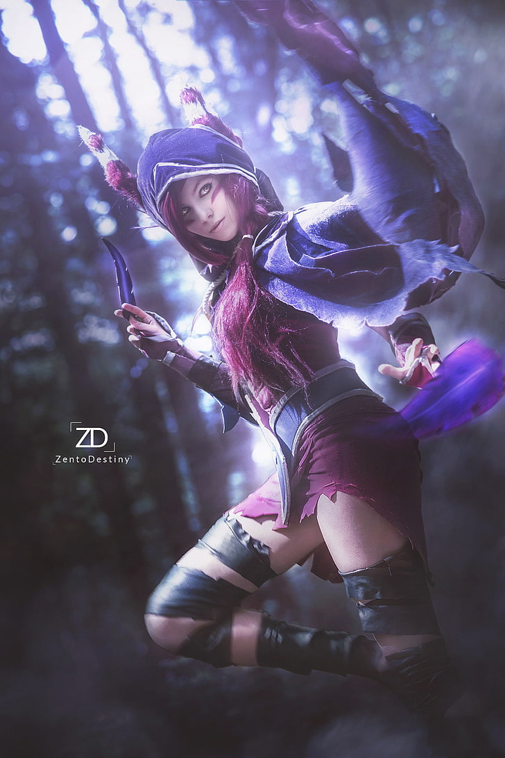 Summoners Rift  fantasy girl  500px  cosplay  Xayah (League of Legends)  League of Legends
