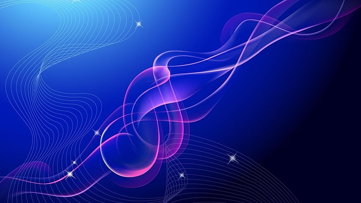 blue, purple, violet, light, electric blue, line, graphic design, HD wallpaper