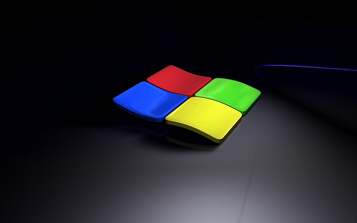 Microsoft Windows logo, windows 7, style, computer, multi Colored