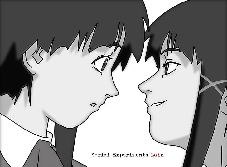 Serial Experiments Lain, Lain Iwakura, anime, text, communication