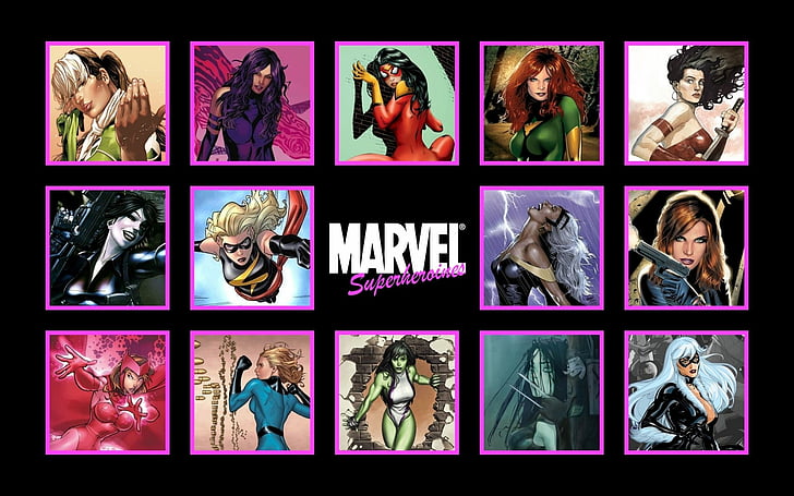 Comics, Marvel Comics, Black Cat (Marvel Comics), Black Widow, HD wallpaper