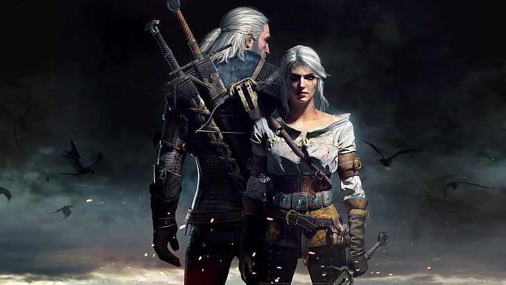 The Witcher 3 digital wallpaper, The Witcher 3: Wild Hunt, smoke - physical structure