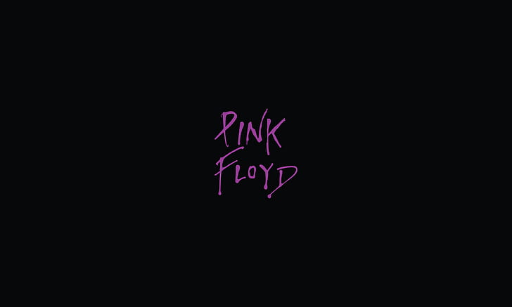 Pink Floyd, minimalism, black, HD wallpaper