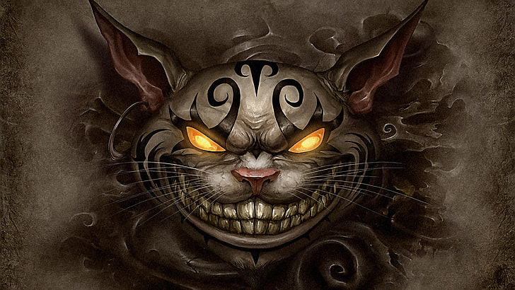 creative alice madness returns cheshire cat american mcgees alice 1920x1080  Animals Cats HD Art