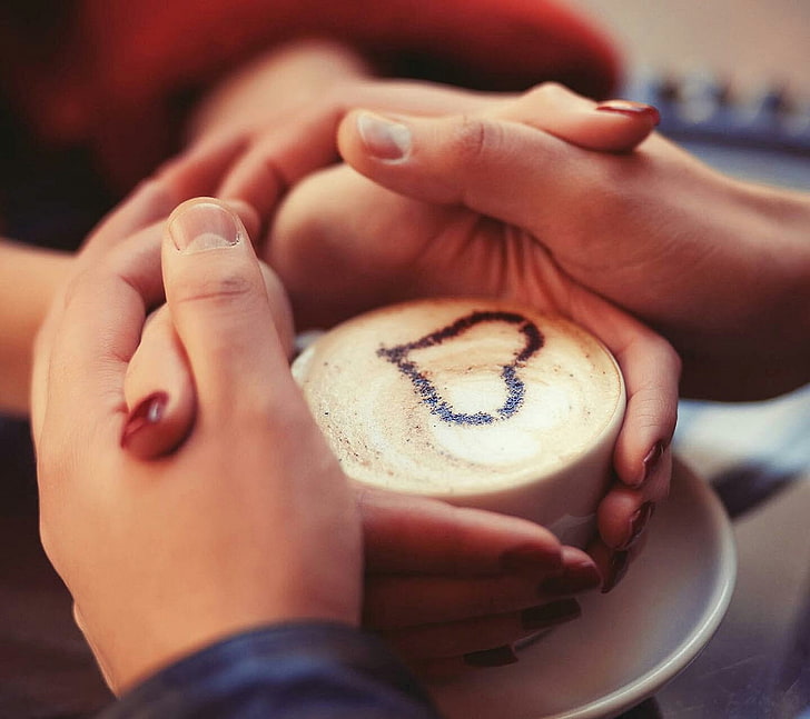 espresso cup, coffee, drink, love, human hand, food and drink