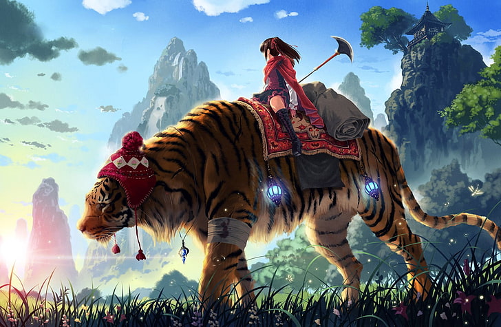 Fantasy tiger 1080P, 2K, 4K, 5K HD wallpapers free download | Wallpaper  Flare