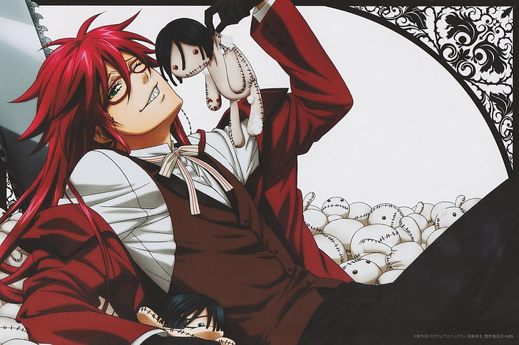 Download Agni, the impeccable butler from Black Butler anime series  Wallpaper