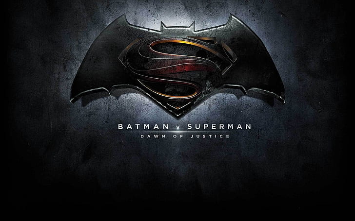 Batman vs Superman Logo, HD wallpaper
