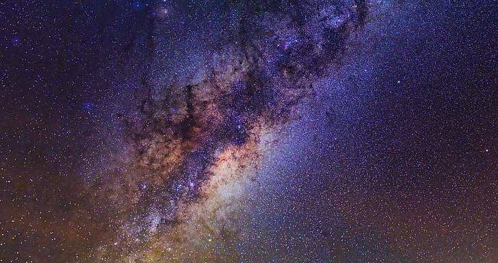 Milky Way wallpaper, stars, space, astronomy, star - space, galaxy, HD wallpaper