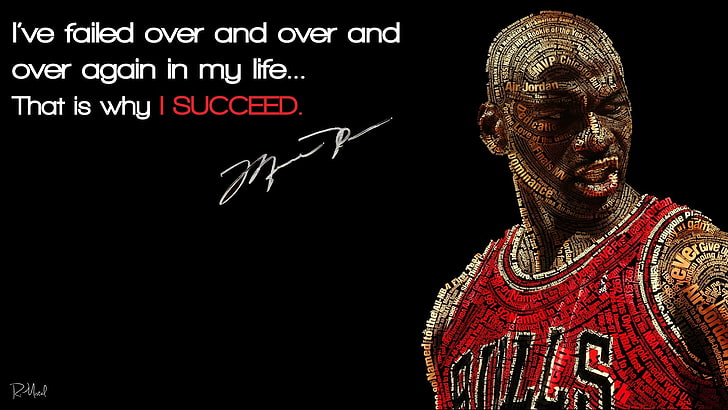 quotes basketball michael jordan success inspire Sports Basketball HD Art, HD wallpaper