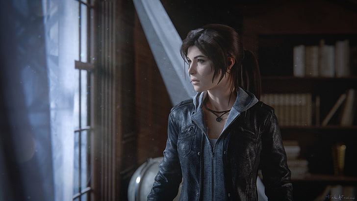 Lara Croft game character, Rise of the Tomb Raider, Photoshop