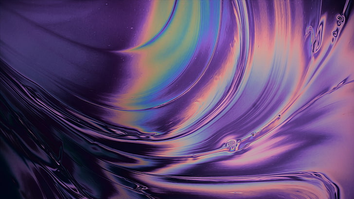 purple, violet, fractal art, cg artwork, graphics, liquid, digital art, HD wallpaper