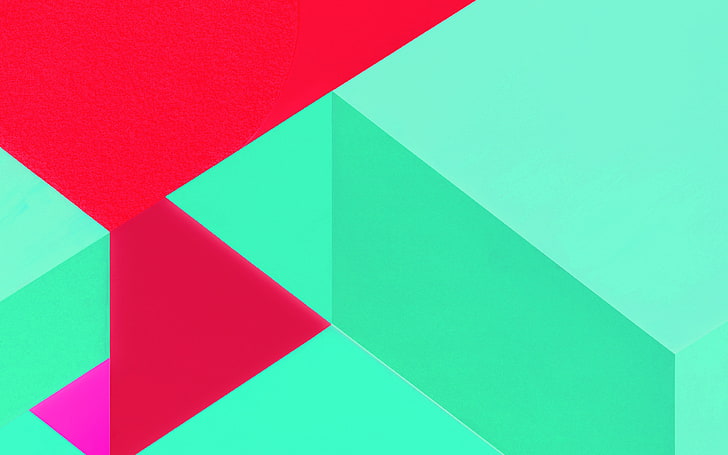 android, marshmallow, new, green, red, pattern, multi colored, HD wallpaper