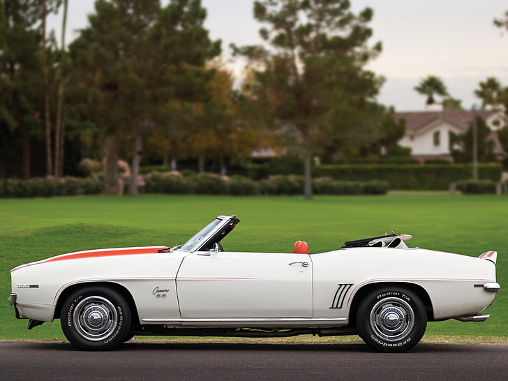 1969, 396, 500, camaro, chevrolet, classic, convertible, indy, HD wallpaper