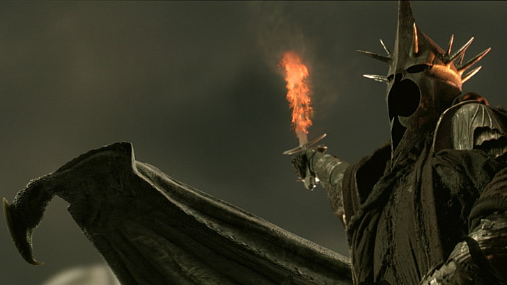 game application character holding flame, movies, The Lord of the Rings, HD wallpaper