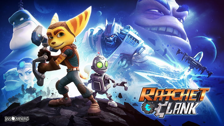 Ratchet Clank poster, Ratchet & Clank, 2016 Games, 5K, PS4