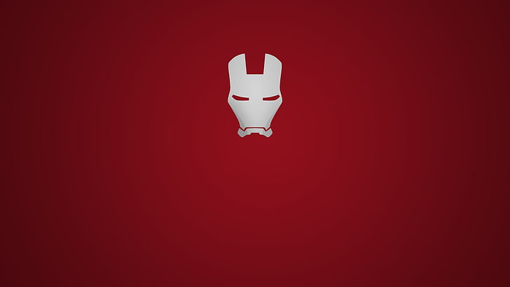 Iron Man clip art, red, studio shot, colored background, representation