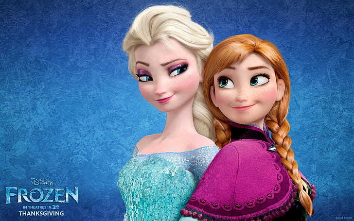 Frozen, Disney movie, Anna, Elsa, sisters, disney frozen queen elsa and princess anna, HD wallpaper