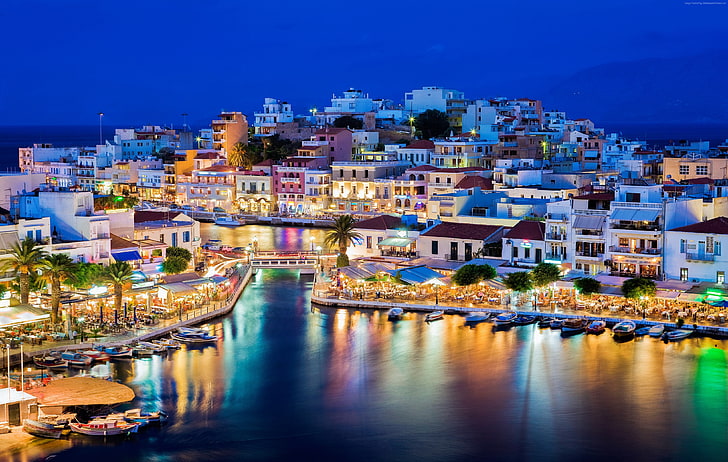 Best hotels, travel, Crete, tourism, Mikri Poli, resort, booking, HD wallpaper