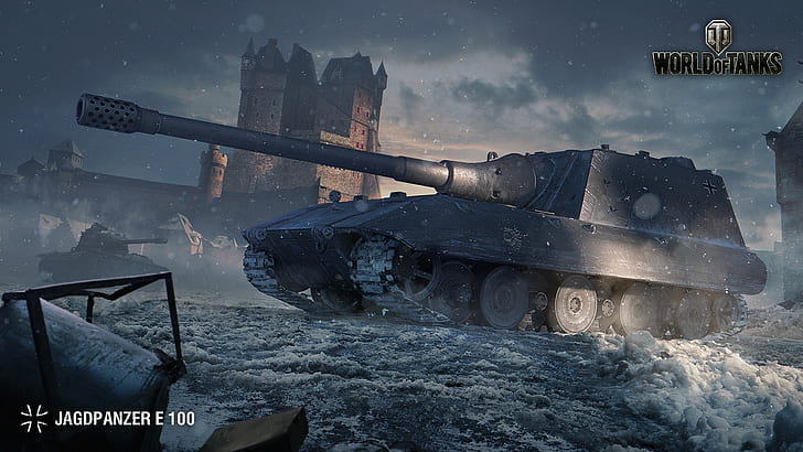 World of Tanks, Jagdpanzer E 100, video games, HD wallpaper