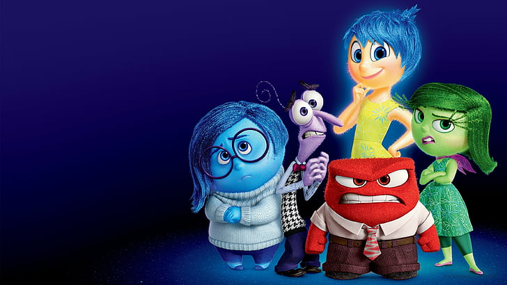 Inside Out movie wallpaper, best movies of 2015, cartoon