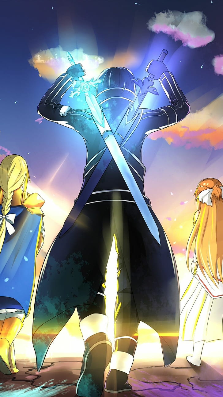 Hd Wallpaper Anime Sword Art Online Alicization Kirito Sword