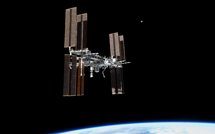 International Space Station, ISS, copy space, indoors, no people, HD wallpaper