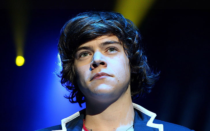 one, direction, harry, styles, music, headshot, portrait, front view
