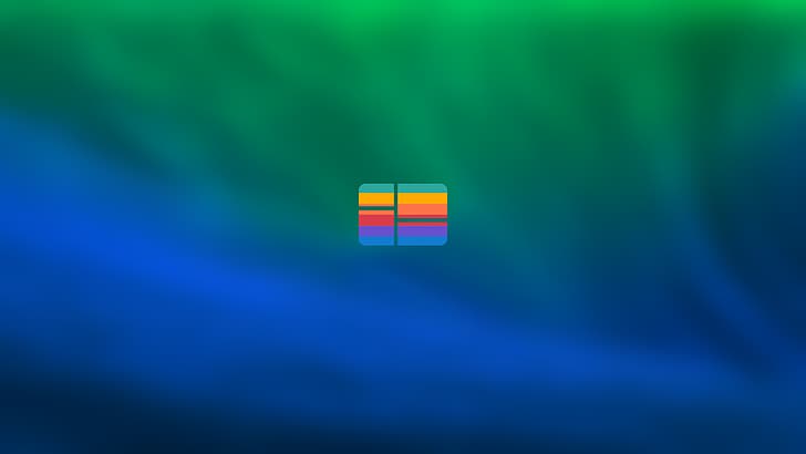 Microsoft, Windows 10, windows logo, Apple Inc., Mac OS X, colorful