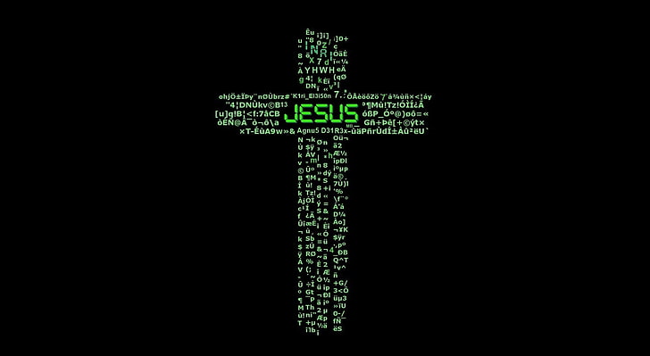 Jesus Cross Hi Tech, Computers, Others, tecnology, pc, communication, HD wallpaper